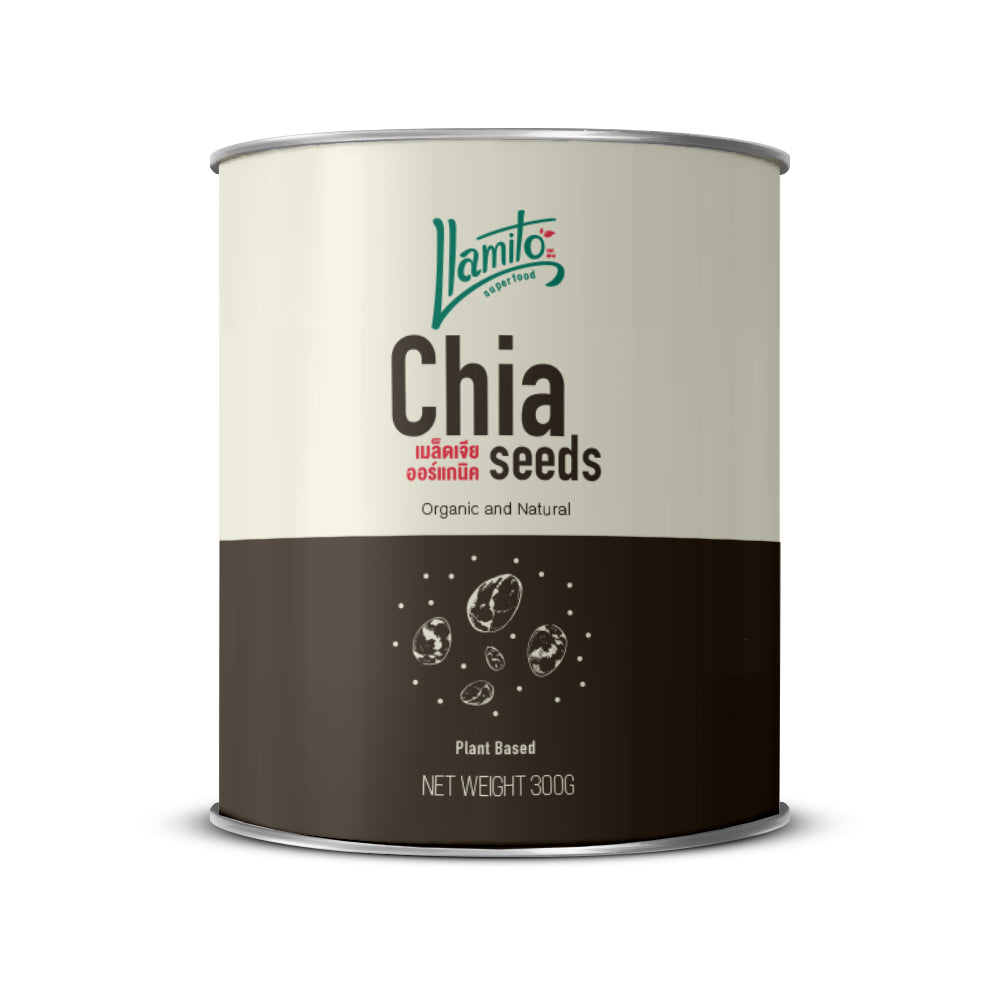 - Llamito เมล็ดเจีย ออร์แกนิค (Organic Chiaseed) ขนาด 300g