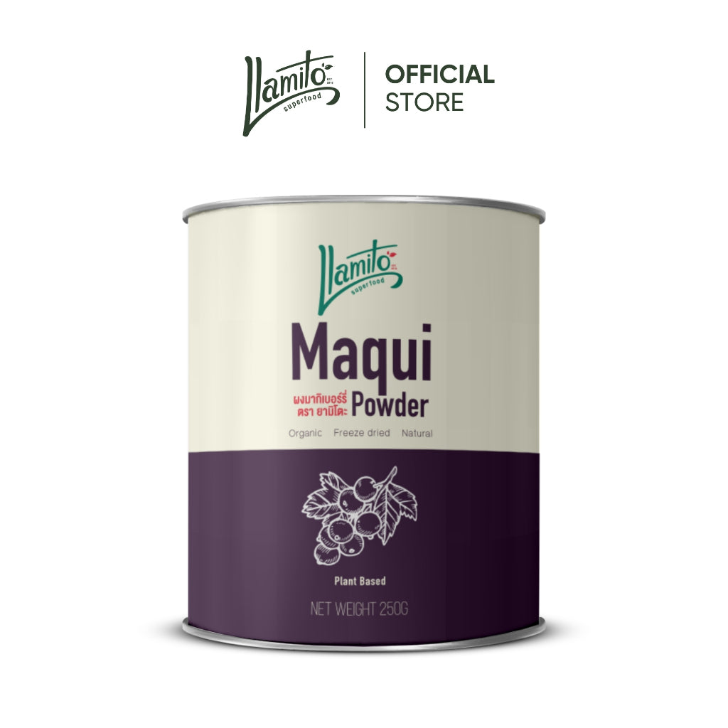 Llamito ผงมากิเบอร์รี่ ออร์แกนิค (Organic Maqui Berry Powder) ขนาด 250g