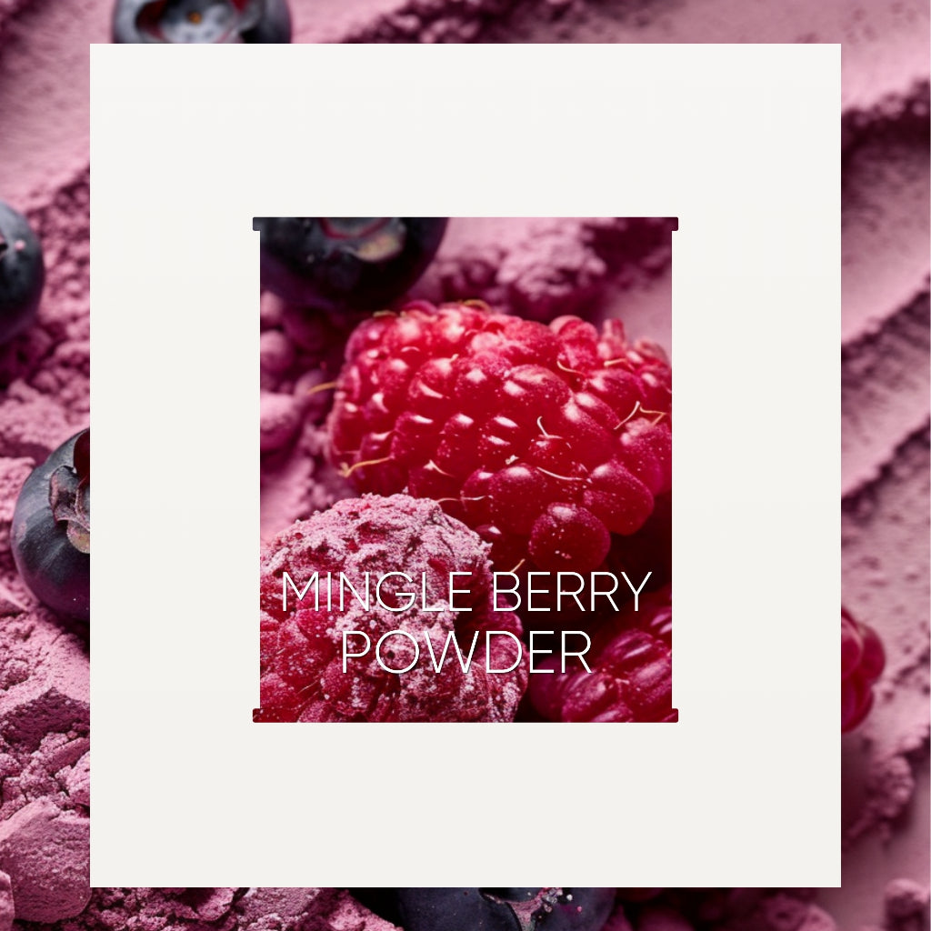 เช็ตสุขภาพดี มิงเกิ้ลเบอร์รี่+ผงกรีนมิกซ์ ( Mingle Berry +  Green Mix Powder) แถม ถุงผ้า Canva Limited