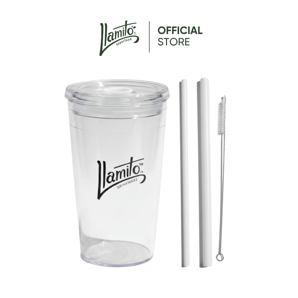 Llamito แก้วน้ำ Tritan ขนาด 16 Oz (Clear Cold Tumbler Tritan 16oz)