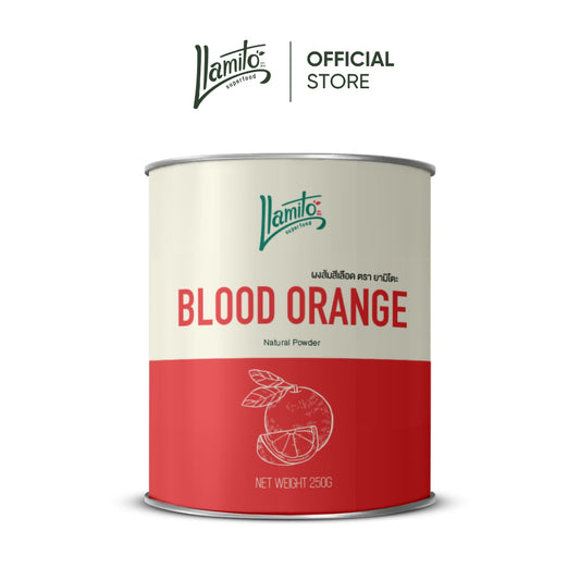 Llamito ผงส้มสีเลือด (Blood Orange Powder) ขนาด 250g