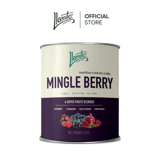 Llamito ผงมิงเกิลเบอร์รี่ ออร์แกนิค (Organic Mingle Berry Powder) ขนาด 250g