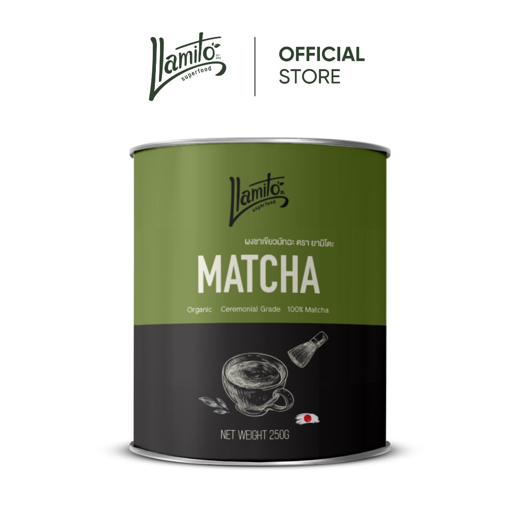 Llamito ผงมัทฉะ ออร์แกนิค (Matcha Powder) ขนาด 250g